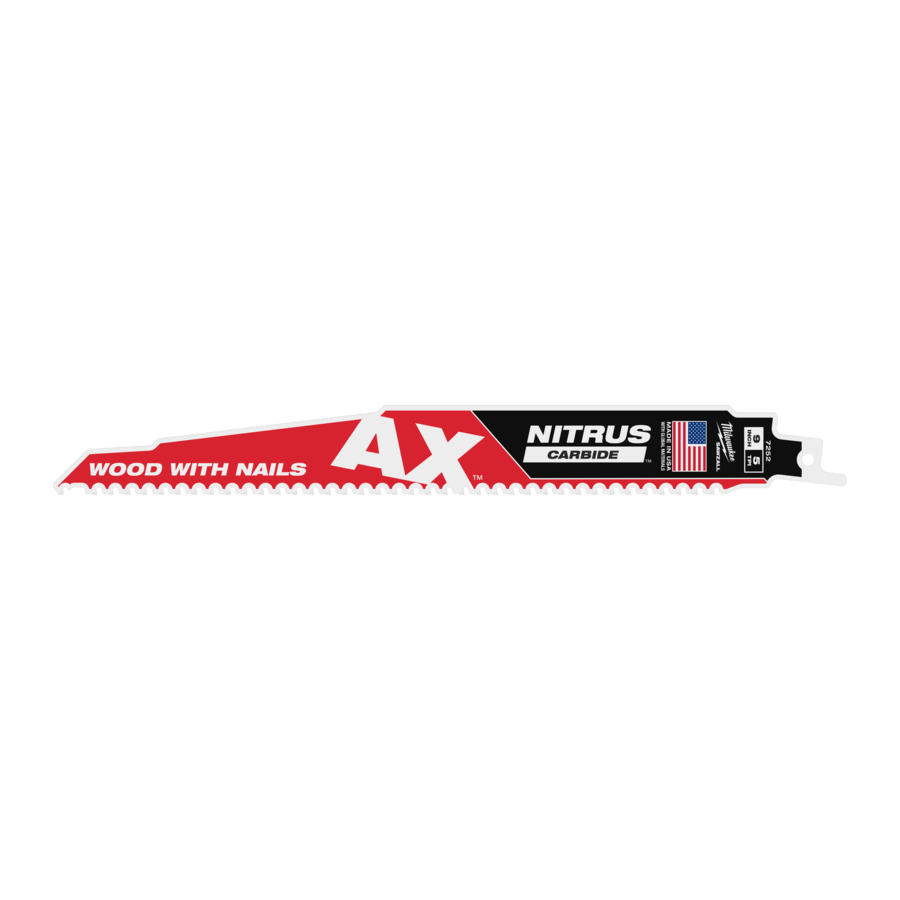Milwaukee AX Hartmetall -Säbelsägeblätter