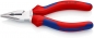 Preview: Knipex Spitz-Kombizange145mm, Kopf verchromt, 2K-Griff
