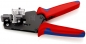 Preview: Knipex Präz.-Abisolierzange mit Formmessern mit Mehrkomponenten-Hüllen brüniert 195 mm