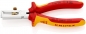 Preview: Knipex Abisolierzange L.160mm VDE verchr.Mehrkomp.-Hüllen m.Öffnungsf.