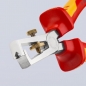 Preview: Knipex Abisolierzange L.160mm VDE verchr.Mehrkomp.-Hüllen m.Öffnungsf.