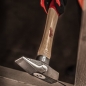 Preview: Milwaukee Schlosserhammer 500gr. mit Hickorystiel