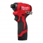 Preview: Milwaukee M12BLIDRC-202C 1/4" Akku-Schlagschrauber