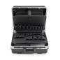Preview: Schalenkoffer B470xT200xH365mm 34,3 l ABS-Kunststoff Alu-Rahmen - WZ-Taschen