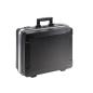 Preview: Schalenkoffer B470xT200xH365mm 34,3 l ABS-Kunststoff Alu-Rahmen Modul-Lamellen