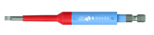 felo VDE Safety Bit E 6,3 1000V Schlitz SL 3,5 x 0,6 x 125