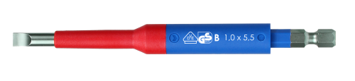 felo VDE Safety Bit E 6,3 1000V Schlitz SL 5,5 x 1,0 x 125