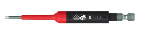 felo VDE Safety Bit E 6,3 1000V TORX® T 10 x 125