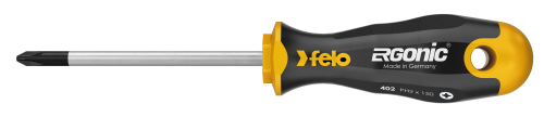 felo ERGONIC® Phillips-Schraubendreher PH 2x100 mit 3K-Griff