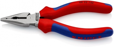 Knipex Spitz-Kombizange145mm schwarz atramentiert, Kopf poliert, 2K-Griff