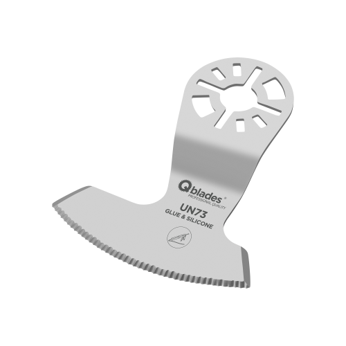 Multitool segmentierter Zahnspachtel mit Universal-Aufnahme 60x1,5mm