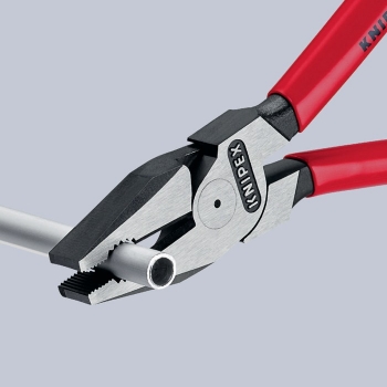 Knipex Kraft-Kombizange schwarz atramentiert, KUSTO-Griff