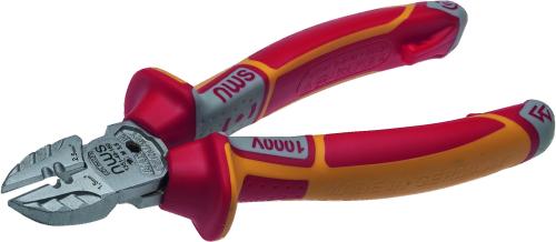 NWS VDE 160mm Abisolier-Seitenschneider 1,5/2,5qmm mit Bolzenschneide