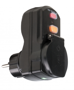 Personenschutz-Zwischenstecker IP44