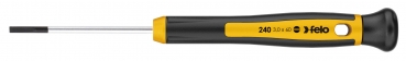 felo 240 Präzisions-Schraubendreher Flachklinge 3.5x0.6x100mm
