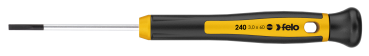 felo 240 Präzisions-Schraubendreher Flachklinge 2.5x0.4x200mm