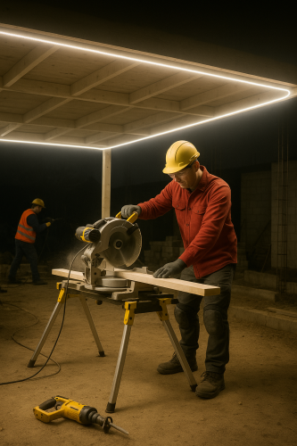 LED`s WORK Safeline LED Lichtband 25m 200W 48V 20000lm 5000K