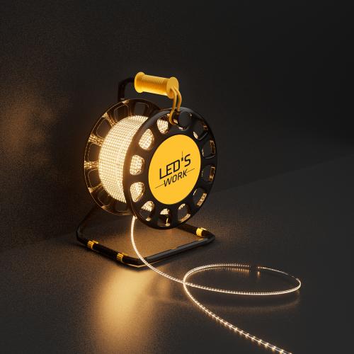 LED`s WORK Safeline LED Lichtband 25m 200W 48V 20000lm 5000K