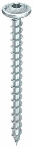 HECO-TOPIX-plus 8,0 x 80, Tellerkopf, T-Drive, Vollgewinde, verzinkt blau