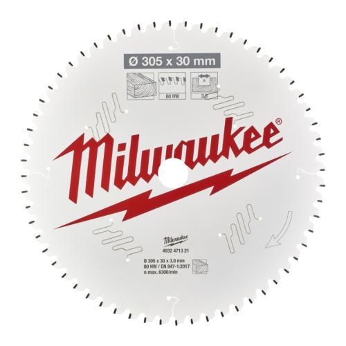 Milwaukee Kreissägeblatt Ø305x30x3mm 60Z HOLZ