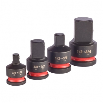 Milwaukee SHOCKWAVE Adaptersatz 1/2" u. 3/8" Set 4-tlg.