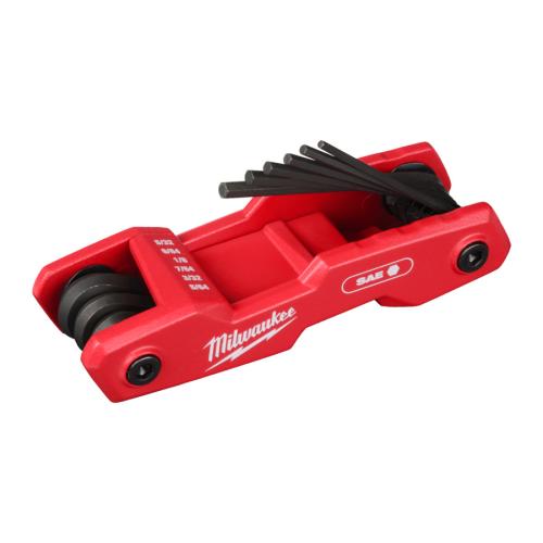 Milwaukee Klappschlüssel-Set (Knochen) HEX-ZOLL