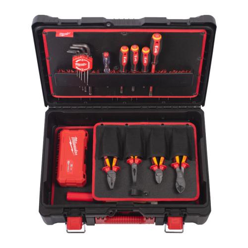 Milwaukee Elektriker PACKOUT Koffer 62-tlg.