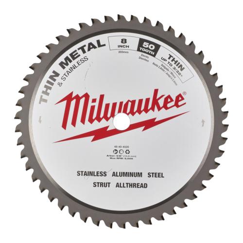 Milwaukee Kreissägeblatt 203x15,87mm 50 Z Metall