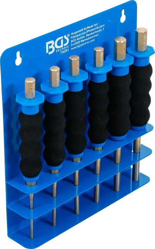 BGS 6-tlg. Splintentreiber-Satz 180mm mit Handschutz