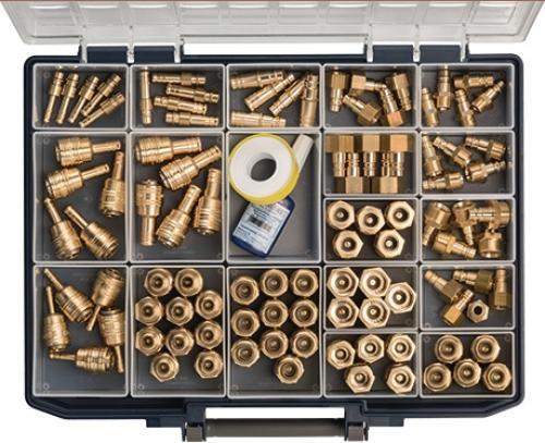 TECWERK Druckluft Sortimentsbox 101-teilig