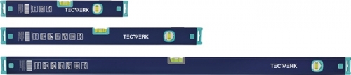 TECWERK Wasserwaagenset 3-tlg. 40/60/100cm