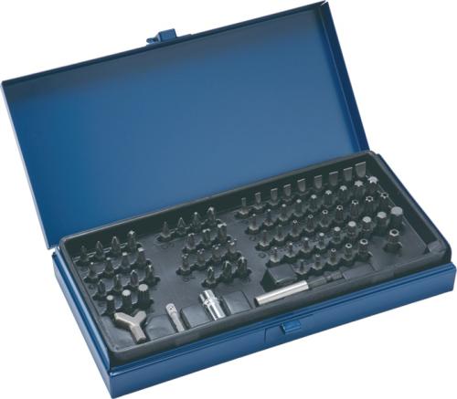 TECWERK Bitsortiment 75-teilig für Sicherungsschrauben