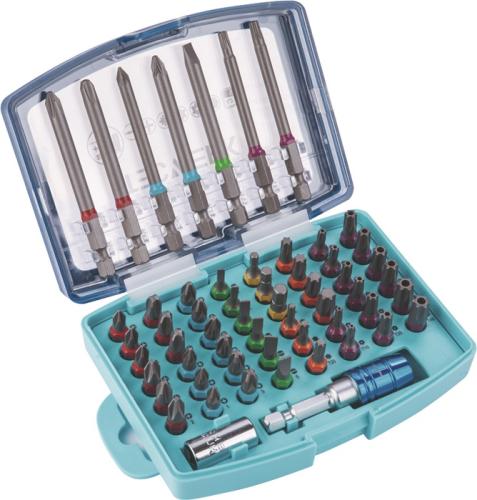 TECWERK Bitsortiment 57-teilig Kusto-Box