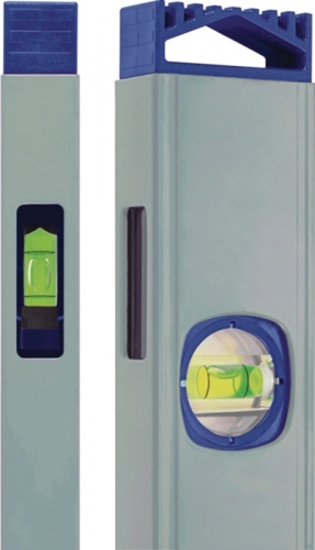 TECWERK Wasserwaage 80cm Alu.silber Spiegellibelle max.±0,5 mm/m