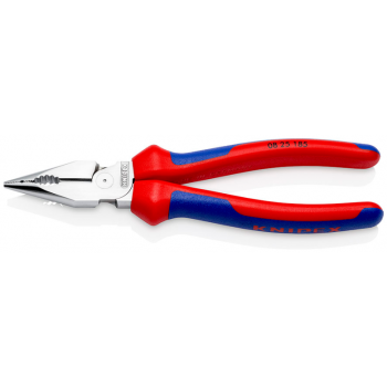 Knipex Spitz-Kombizange185mm, Kopf verchromt, 2K-Griff