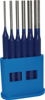 PROMAT Splintentreibersatz 6 teilig 3-4-5-6-8-10 mm Kunststoffhalter