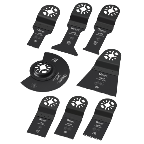 Multitool Werkzeugset mit Universal-Aufahme 8-tlg.