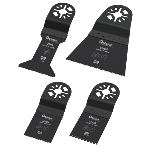 Multitool Standard-Werkzeugset mit Universal-Aufnahme 4-tlg.