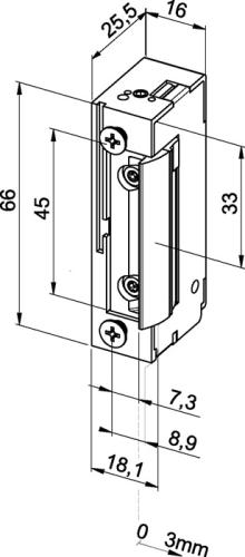 ASSA ABLOY Elektrotüröffner 118 Feuerschutz
