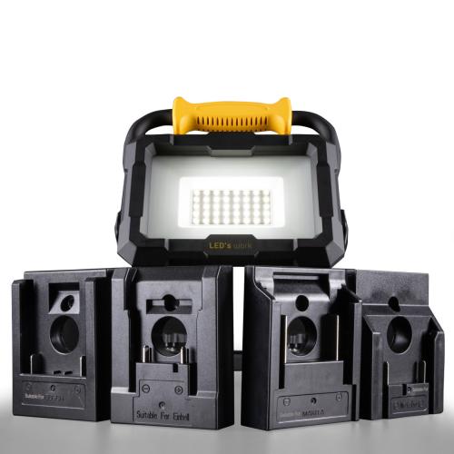 LED`s WORK 18V Mehrmarken - Arbeitsleuchte für Elektrowerkzeug - 20W 2000lm 5000K