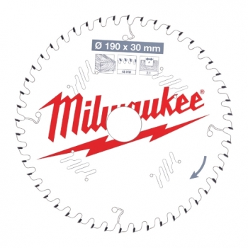 Milwaukee Akku Kreissägeblatt 190/30MM Z48 HOLZ