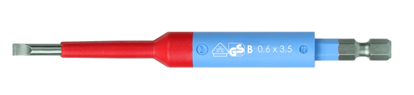 felo VDE Safety Bit E 6,3 1000V Schlitz SL 3,5 x 0,6 x 125