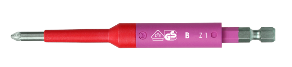 felo VDE Safety Bit E 6,3 1000V +/- Z 1 x 125