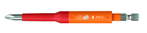 felo VDE Safety Bit E 6,3 1000V Phillips PH 2 x 125