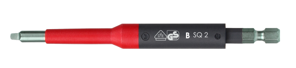 felo VDE Safety Bit E 6,3 1000V Square SQ 2 x 125