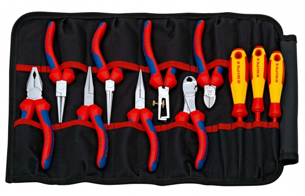 Knipex Werkzeug-Rolltasche 11-teilig 290 mm