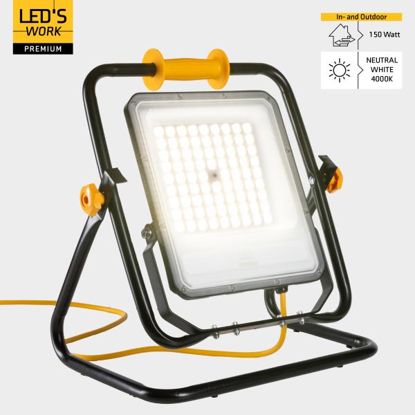 LED`s WORK Profi Baustrahler Klasse 2 - 150W 21000Lm 4000K