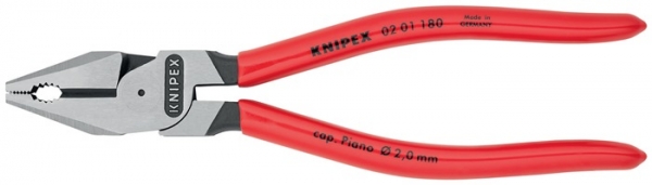 Knipex Kraft-Kombizange schwarz atramentiert, KUSTO-Griff