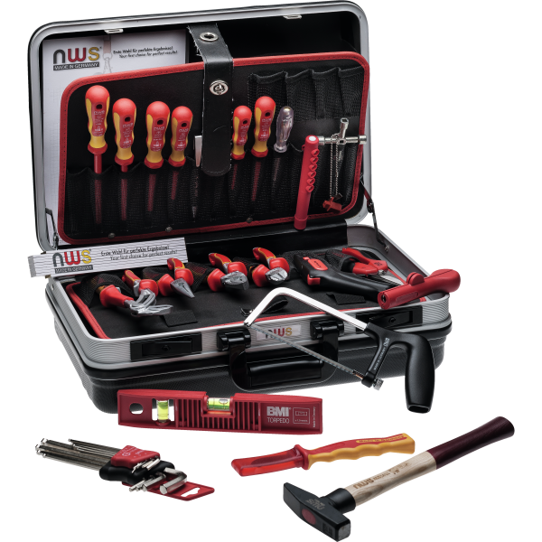 NWS Elektriker-Werkzeugkoffer Premium, 24-tlg.