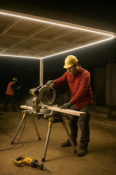 LED`s WORK Safeline LED Lichtband 25m 200W 48V 20000lm 5000K
